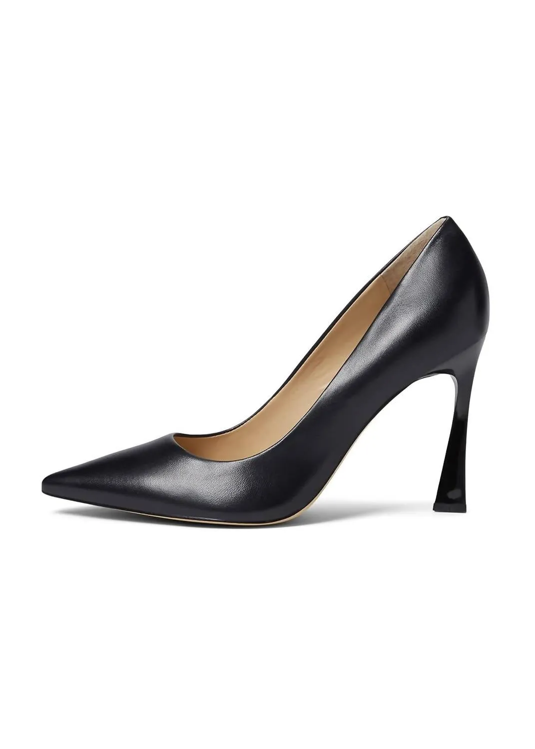 Women's Sassie Heel In Black Leather