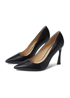 Women's Sassie Heel In Black Leather