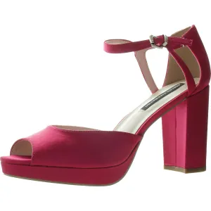 Womens Solid Man Made Pumps