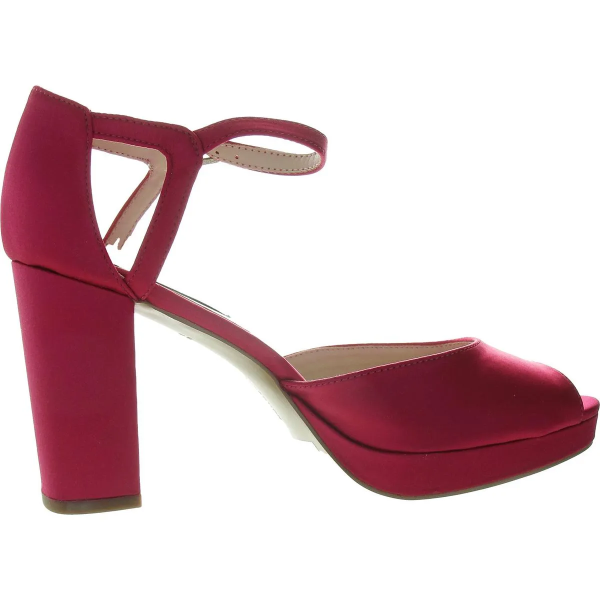 Womens Solid Man Made Pumps