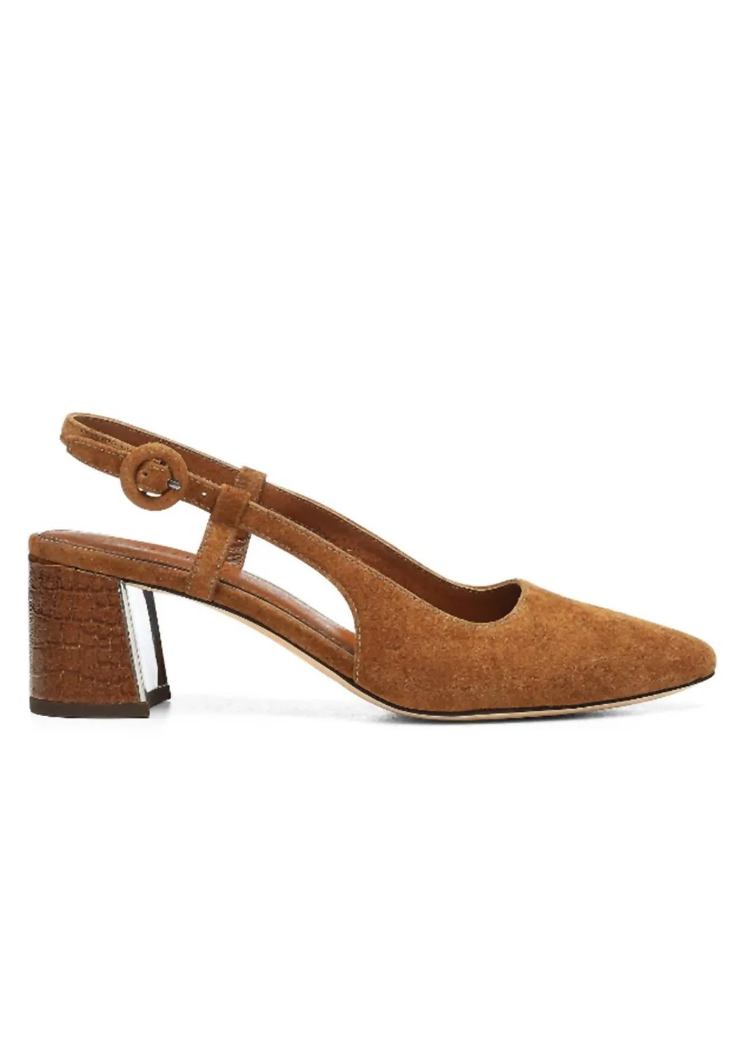 Women's Song Slingback Heel In Saddle