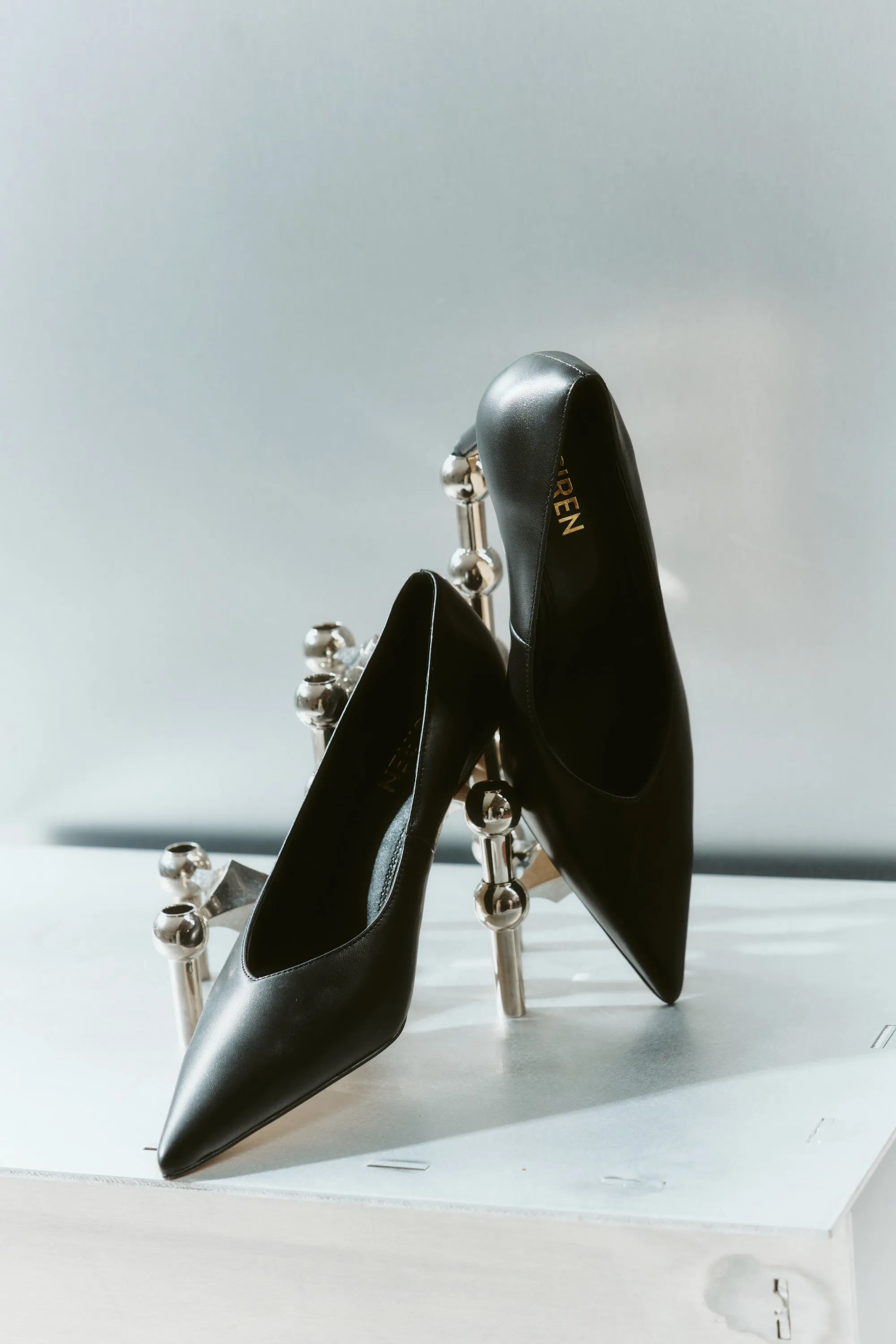 Zulu Full Pumps - Black Leather