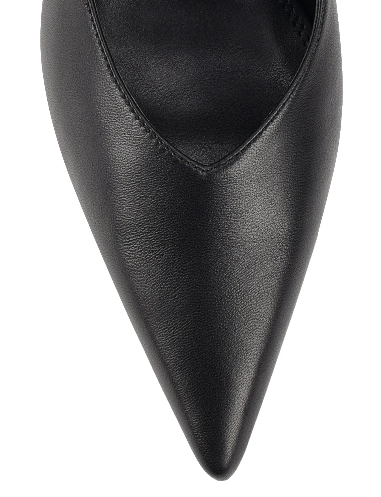 Zulu Full Pumps - Black Leather
